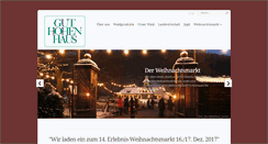 Desktop Screenshot of gut-hohenhaus.de