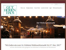 Tablet Screenshot of gut-hohenhaus.de